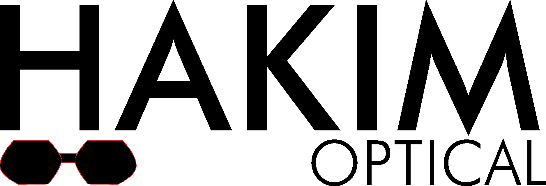 Hakim Optical Black Logo Vector Logo